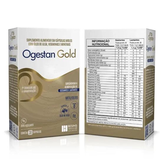 Ogestan Gold 30 Cápsulas - Imagem 3